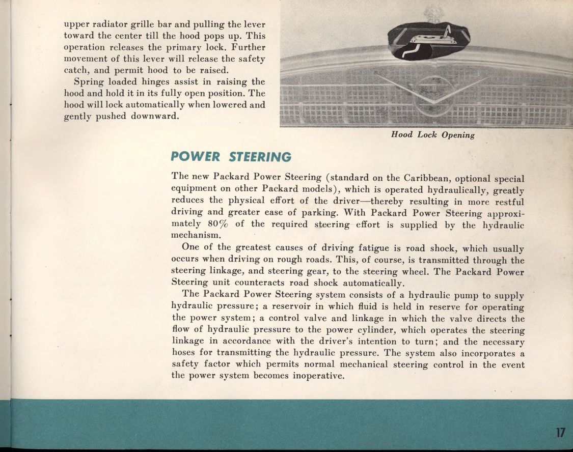 1956 Packard Owners Manual Page 37